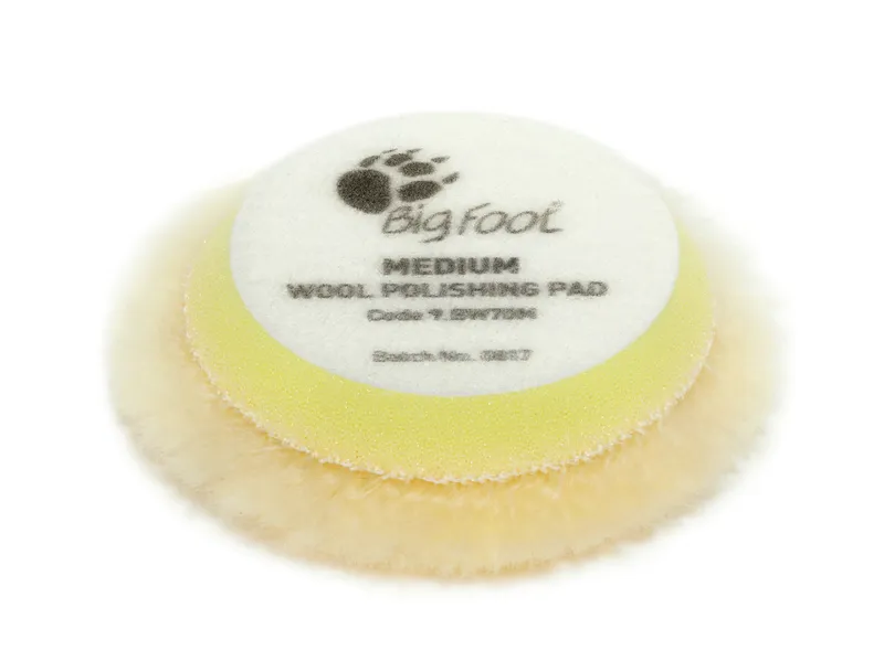 RUPES BigFoot Mikrofaser Polierpads Fine/Fein - Gelb - Pro Stück