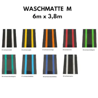 Carshine Waschmatte schwarz M 6m x 3,8m Carshine Waschmatte schwarz M 6m x 3,8m