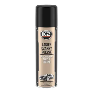 K2 Akrylfarbe mit Hochglanz Black Glossy Acrylic Coating schwarz 500ml