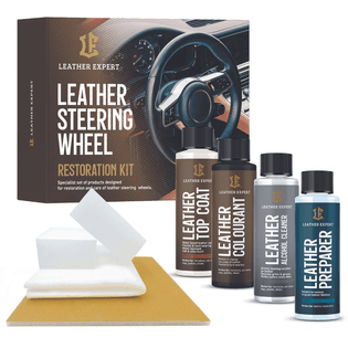 Leather Expert Lenkradset Leather Steering Wheel Restoration Kit black