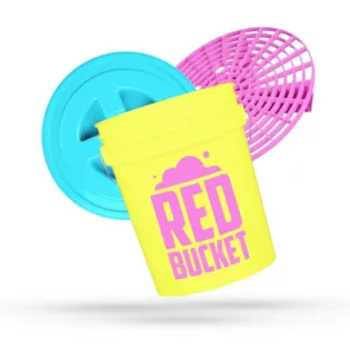 Liquid Elements Grit Guard Wascheimer Red Bucket ´Miami´