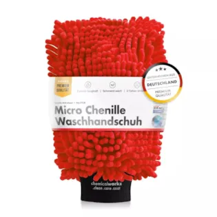 ChemicalWorkz Waschhandschuh Wash Mitt Chenille Red 