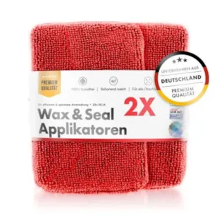 ChemicalWorkz Microfiber Applicator Waxing/Sealant 2Stk.rot