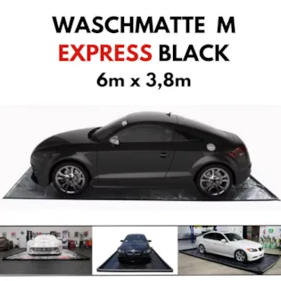 Carshine Waschmatte EXPRESS BLACK M 6m x 3,8m