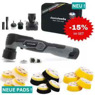 Carshine Polierset Akku Hybrid-Exzenter EVO Mini SET *NEU