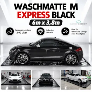 Carshine Waschmatte EXPRESS BLACK M 6m x 3,8m