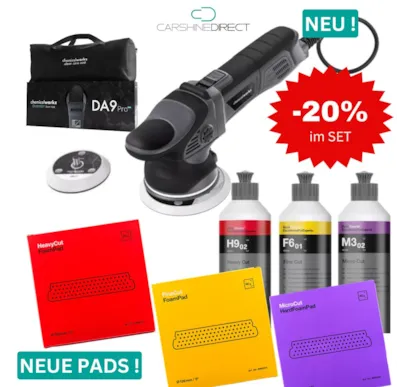 Carshine Polierset DA9 PRO MEGA SET *NEU